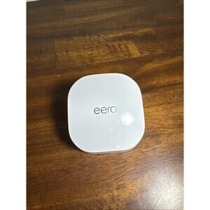 Eero 6 Dual Band Mesh Router Model N010001 White No Power Cord